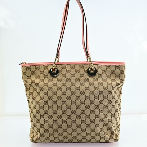 Auth Gucci Shoulder Tote Bag Gg Canvas #47861G26B - Picture 2 of 15